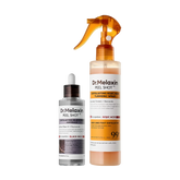 Dr.Melaxin body & face peelshot duo glow black ricepeeling ampoule kojic acid &turmeric spray