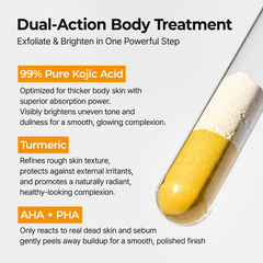 Dr.Melaxin Body & Face PeelShot Duo Glow Rice PeelingAmpoule Kojic Acid & Turmericspray