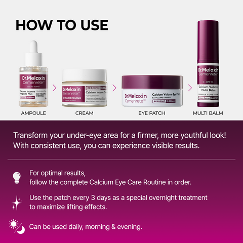Dr.Melaxin Calcium Eyecare Routine Set