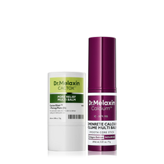 Dr.Melaxin Cactox & CalciumMulti Balm Pore Firming Duowith Cactus Cooling & Eye CareStick for Visible Pore Refiningand Skin Repair