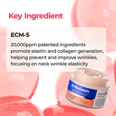Dr.Melaxin Necksphalt FirmingCream with ECM-5 20,000ppm,Firming & Lifting Neck Creamfor Wrinkles & Sagging Skin,Ceramide & Collagen forElasticity & Radiant Glow